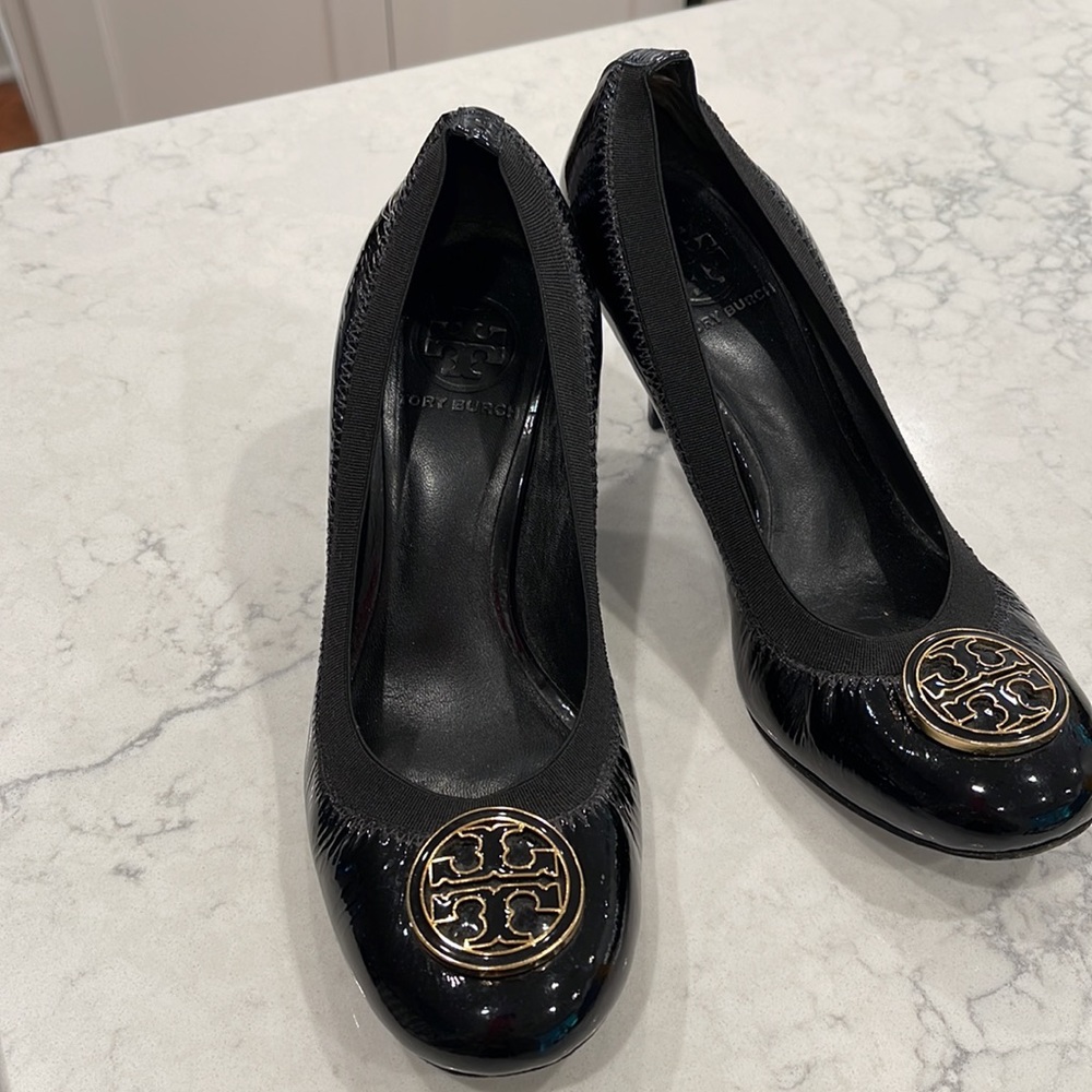Tory Burch Patten Leather Heels